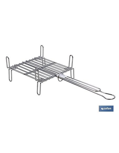 Grelha Dupla INOX 250 x 250mm