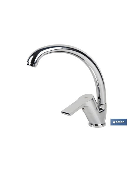 Grifo Monomando Fregadero Caño Alto Modelo Ross