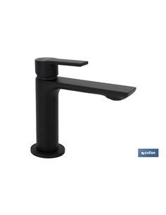 Grifo Monomando Lavabo Negro Mate  25mm Modelo Kerch