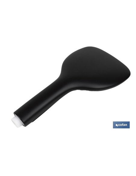 Mango Ducha Negro Mate 3 Funciones Modelo Marmara
