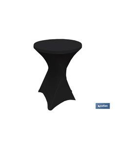 Capa de mesa de bar preta