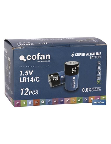 Blíster De 2 Pilas Alcalinas Lr14/C