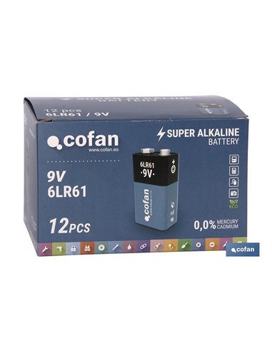 Blíster De 1 Pila Alcalina 6lr61/9v