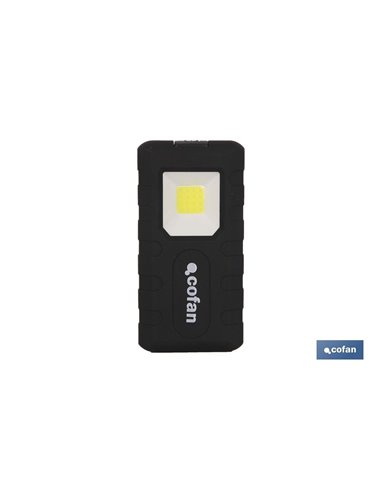 Lanterna Led Cob 3w 150lm Magnética/Bolso