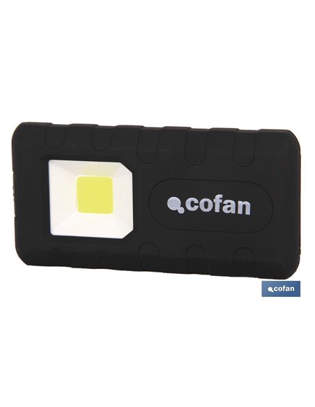 Linterna Cob Led 3w 150lm Magnetica/Bolsillo