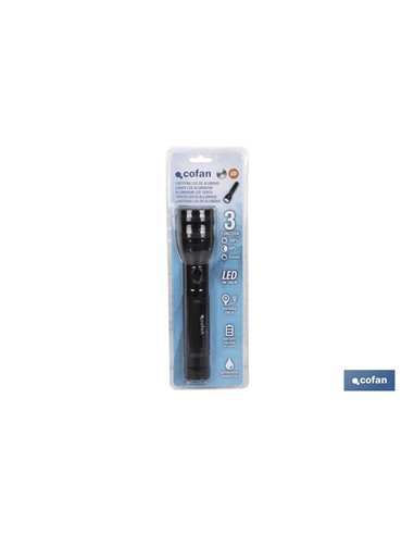 Linterna Aluminio High Power Led 160lm Ø 5,5 X25cm