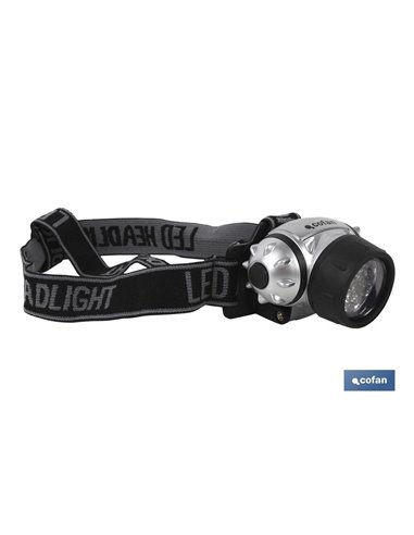 Linterna 19 Led De Cabeza 3w 3 Funciones