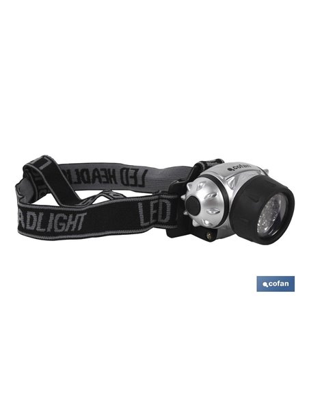 Linterna 19 Led De Cabeza 3w 3 Funciones