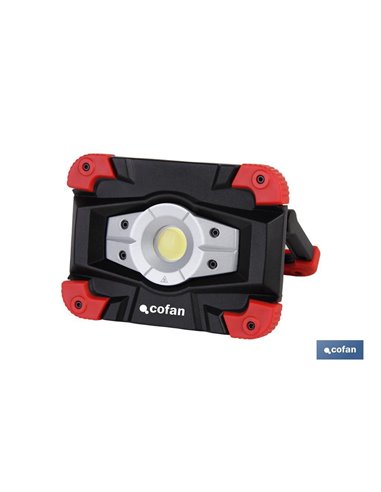 Luz de trabalho LED 10 W Cob 6500 K Usb