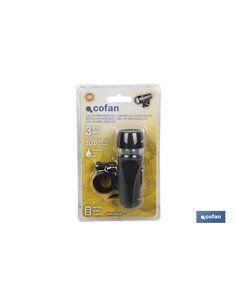 Luz Led Faro Bicicleta 3 Funciones 2