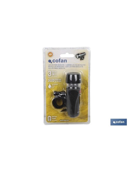 Luz Led Faro Bicicleta 3 Funciones