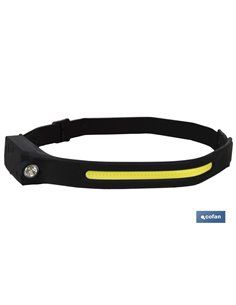 Lanterna de Cabeça Dupla com Sensor de Ativação 350 Lm