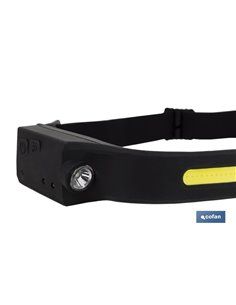 Lanterna de Cabeça Dupla com Sensor de Ativação 350 Lm 2