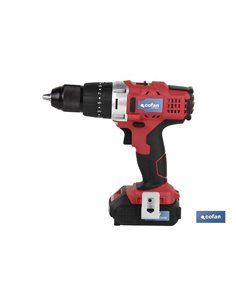 Furadeira de martelo com bateria de íon-lítio 18v 1300rpm 2