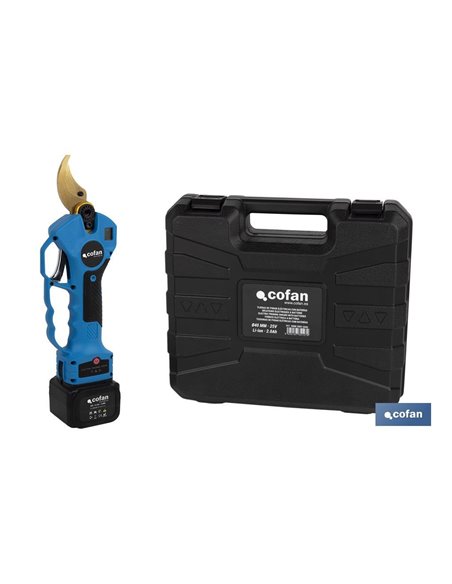 Tijeras De Podar Eléctricas Con Baterías Ø40 Mm Li-Ion 25v 2ah
