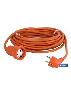 Extensão Bipolar Com Cabo Lateral T/T 16a250v 10m Laranja