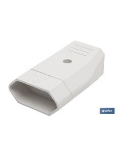 Base Enchufe Bipolar Aerea Blanca (10a-250v) 2