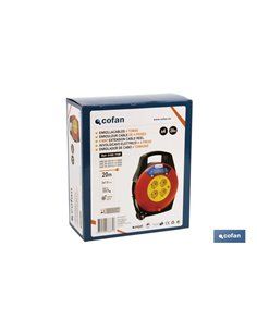 Enrollacables Cable 4t. 20 M. (3 X 1,5mm) 2