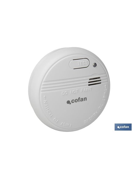 Detector de fumaça com alarme sonoro