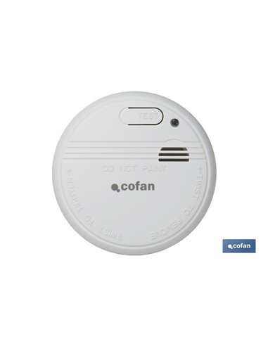 Detector de fumaça com alarme sonoro