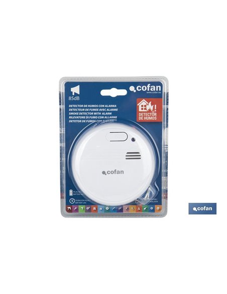 Detector De Humos Con Alarma Sonido