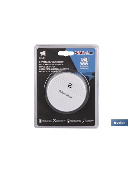 Detector de inundação com alarme sonoro