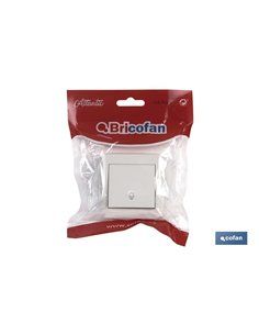 Pulsador Campana Superficie Modelo Atlantis 10a Blanco 2