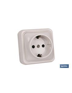 Base Bipolar Superficie Modelo Atlantis 16a. Blanco