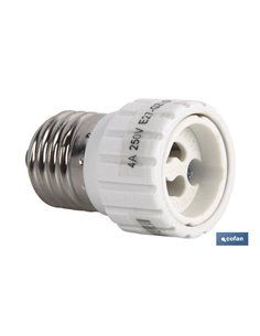 Portalamparas Adaptador E14 - Gu10 2