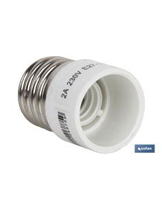 Portalamparas Adaptador E27 - E14 2