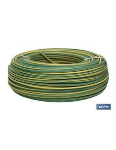Rollo Cable H07v-K 1x2,5mm2 Amar/Ver (100m) 2