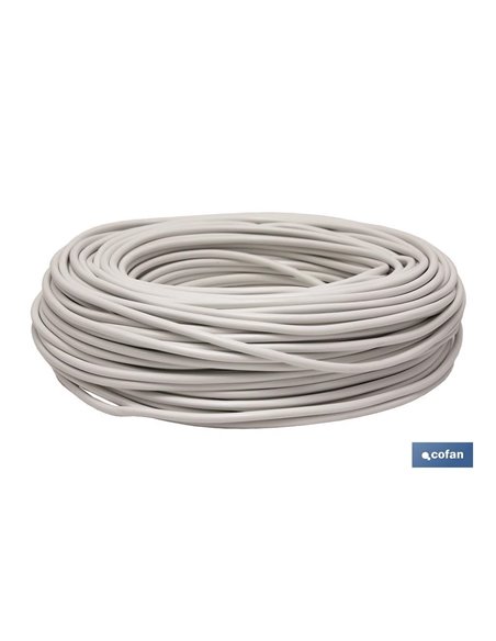 Rollo 100m Manguera Blanco H05vv-F (2x1mm)