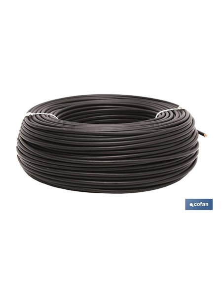 Rollo Cable H07v-K 1x6mm2 Negro (100m)