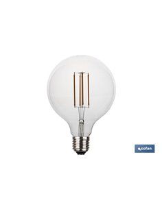 Bombilla Led Globo Claro E27 4w 380lm 2700k