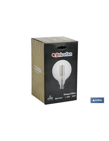 Bombilla Led Globo Claro E27 4w 380lm 2700k