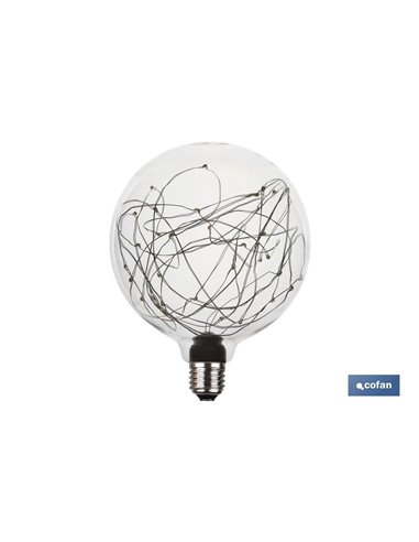 Lâmpada LED Balão Estrela E27 1.2w 50lm 2700k