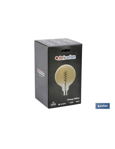 Bombilla Led Globo Spiral 4w E27 170lm 2200k