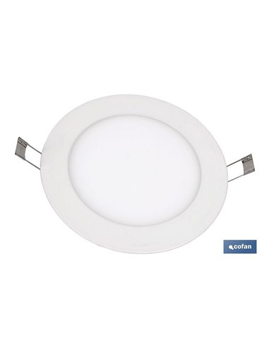 Downlight embutido branco 6w Ø120 mm