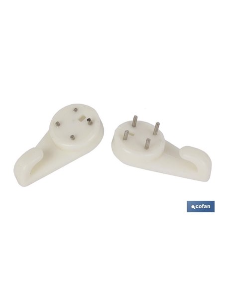 Blíster De 2 Uds. Cuelgacuadros 40 Mm