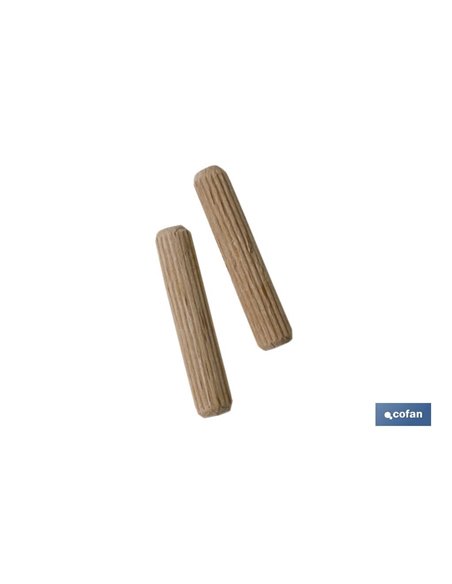 Blíster De 15 Uds. Espiga De Madera 6 Mm