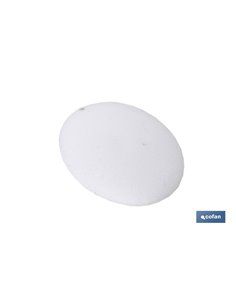 Blister de 18 unidades Plug branco para parafuso de madeira