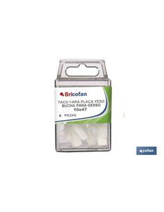 Blíster De 8 Uds. Taco Para Placa De Yeso 10 X 38 Mm 2