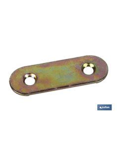 4 Uds. Placa De Unión 75 X 20 Mm