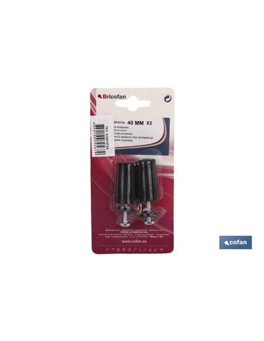 2 Uds. Tope Para Persiana Marfil 60 Mm