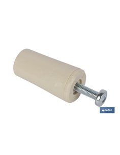 2 Uds. Tope Para Persiana Marrón 60 Mm