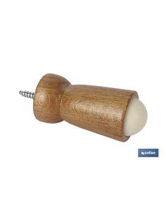 Tope De Madera Para Puerta 60 Mm