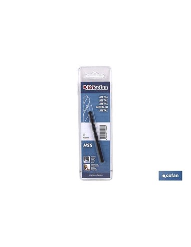 Bl 1 Uds Hss Din338n Bricofan 6 Mm
