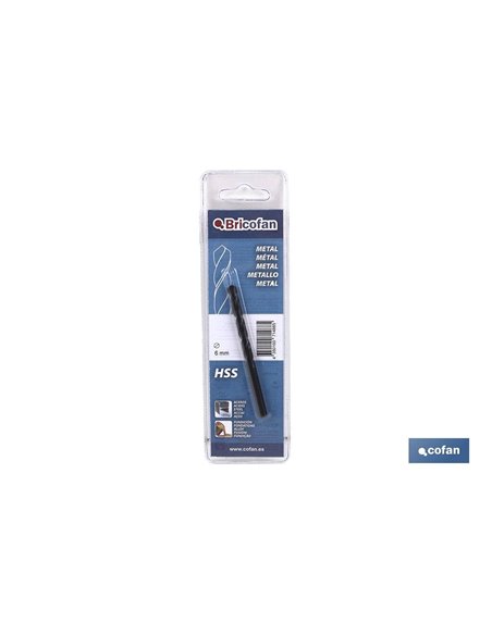 Bl 1 Uds Hss Din338n Bricofan 6 Mm