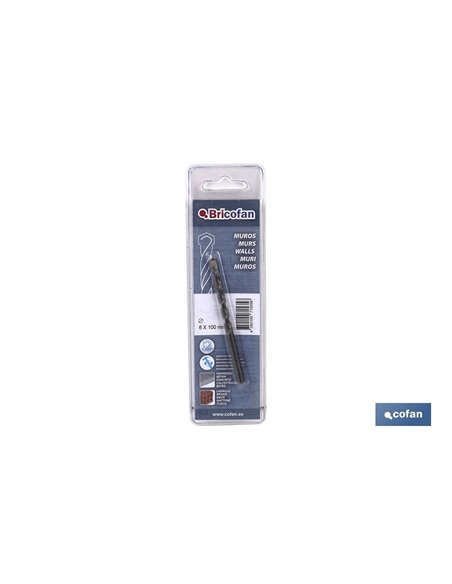 Bl 1 Pcs Broca de Parede Bricofan 11 x 150 mm