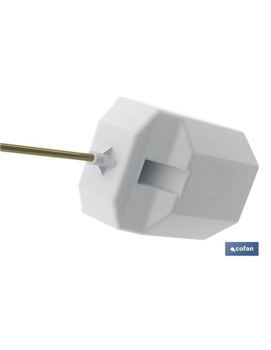 Grifo De Alimentación Wc Lateral Con Boya Modelo Dismal
